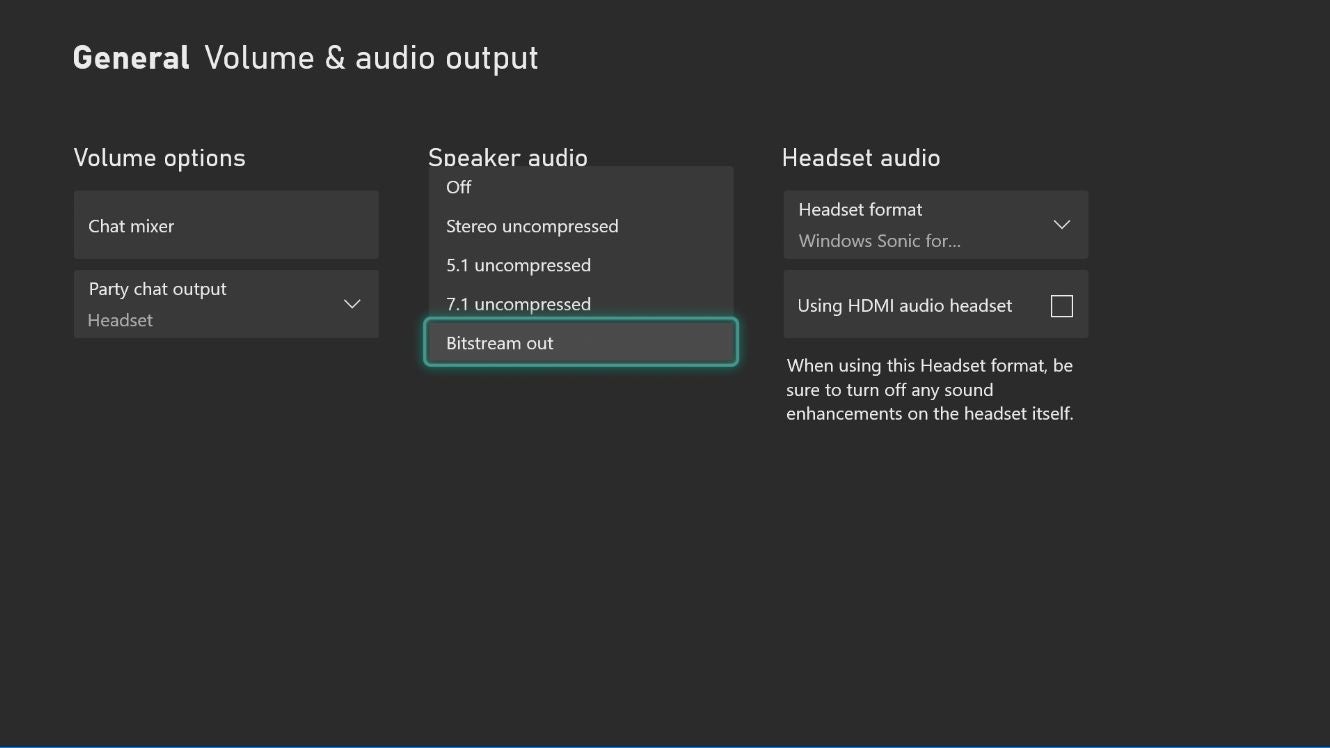 xbox audio codec update
