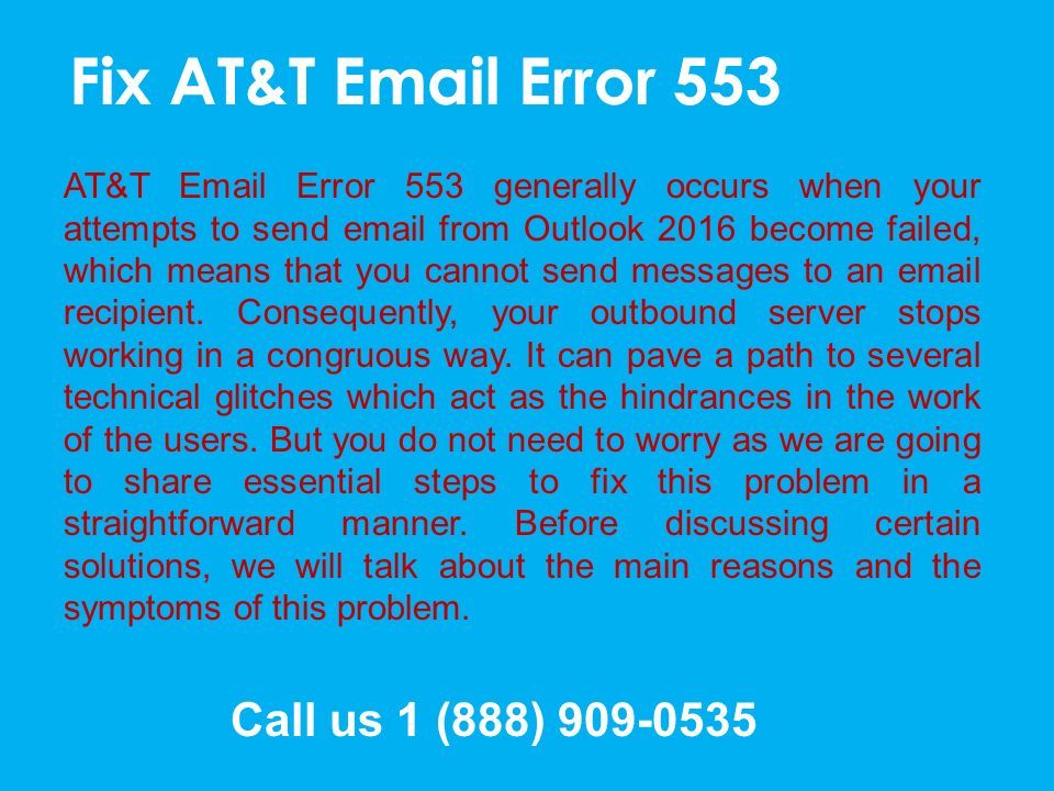 You are currently viewing How To Fix Att.net Error 553