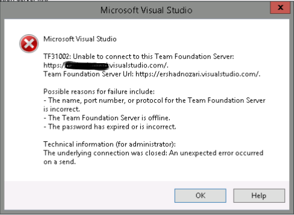 You are currently viewing Erreur Team Foundation Server Tf31002, Facile à Corriger