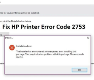 Read more about the article Troubleshooting Tips For Installing HP Wireless Assistant With Error Code 2753