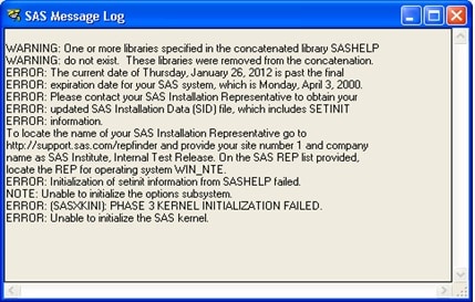 You are currently viewing Решение Sas по ошибке Портативный реестр Sashelp отсутствует и может быть поврежден