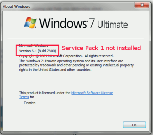 Read more about the article U Moet Zich Ontdoen Van Problemen Met Windows 7 Service Pack 1 In Het Bijzonder