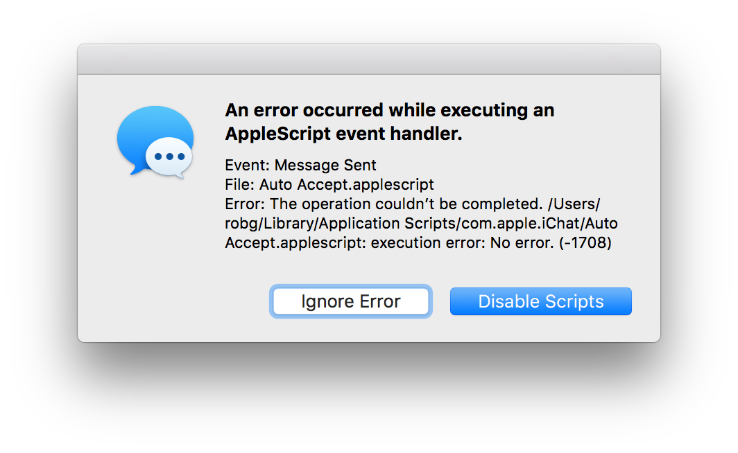 You are currently viewing Naprawiono Błąd W Applescript Podczas Obsługi Błędów