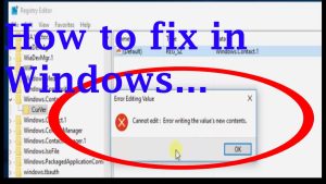 Read more about the article Tips For Fixing Xp Registry Write Errors
