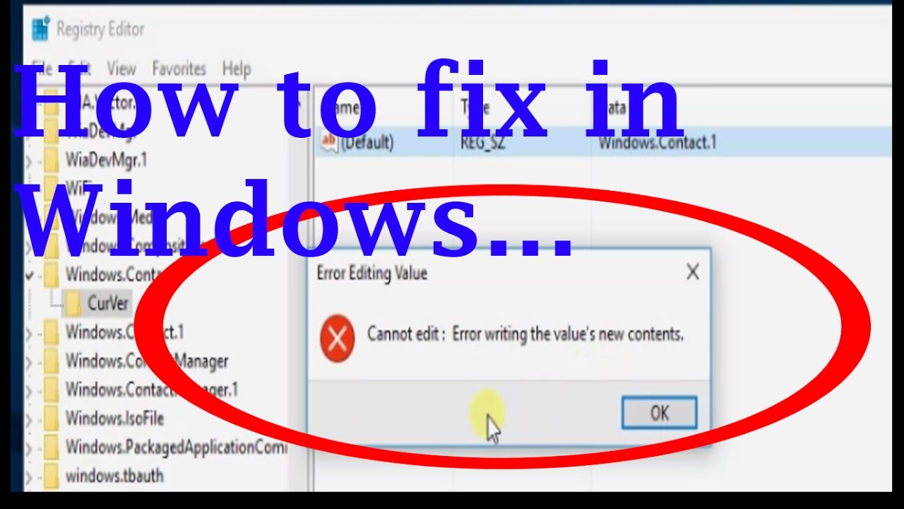 You are currently viewing Consejos Para Corregir Errores De Escritura Del Registro De Windows XP