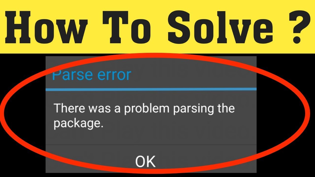 You are currently viewing FIX: Parse Error