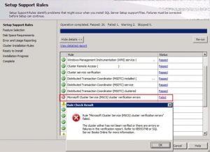 Read more about the article Mscs Sql 2008 Cluster Validation Error? Repair Immediately