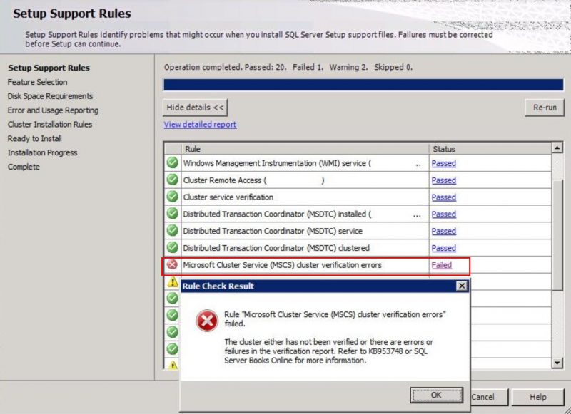 You are currently viewing Mscs Sql 2008 Cluster Validation Error? Repair Immediately