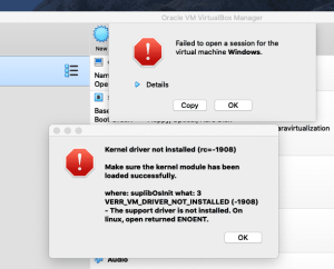 Read more about the article Easy Way To Fix Virtualbox Kernel Driver Not Installed By Mavericks