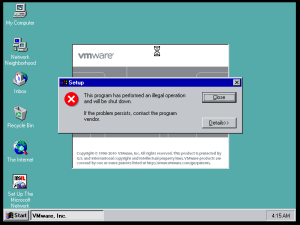 Read more about the article Cómo Reparar El Error 1723 En VMware Tools Windows 98