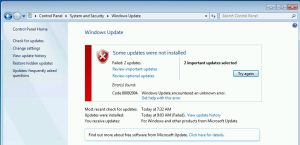 Read more about the article Windows Update Zawsze Kończy Się Niepowodzeniem