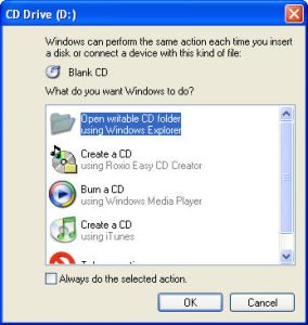 Read more about the article Как и исправить запись компакт-дисков в Windows XP?