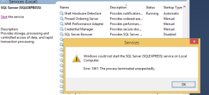 Read more about the article Troubleshooting Tips For SQL Server Agent Error 1067