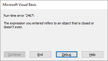 You are currently viewing Various Ways To Fix Vba Error 2467