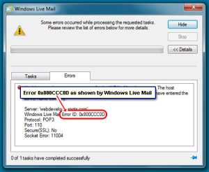 Read more about the article Solution For Outlook Error Number 0x800ccc0d