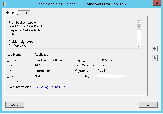 You are currently viewing I Have An Issue With Exchange 2010 Event ID 1001