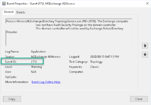 Read more about the article Troubleshooting Tips For Exchange 2000 Event 9518