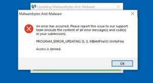 Read more about the article Maneira Mais Fácil De Corrigir O Erro De Atualização Do Anti-malware Malwarebytes