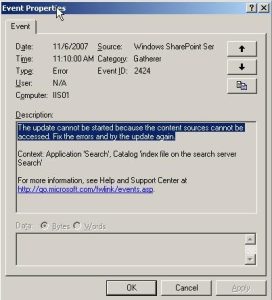 Read more about the article Sharepoint 오류 이벤트 ID 2424 문제 해결 및 해결