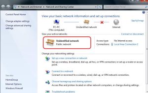 Read more about the article Het Uiterlijk Van Een Niet-geïdentificeerd Netwerk In Windows 7 Gemakkelijk Herstellen