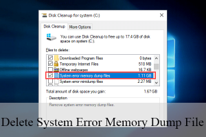 Read more about the article Steps To Correct Windows 7 System Errors Problems With The Location Of The Memory Dump File