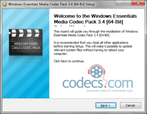 Read more about the article A Melhor Maneira De Obter Rm Do Windows Essentials Codec Pack. Conserto
