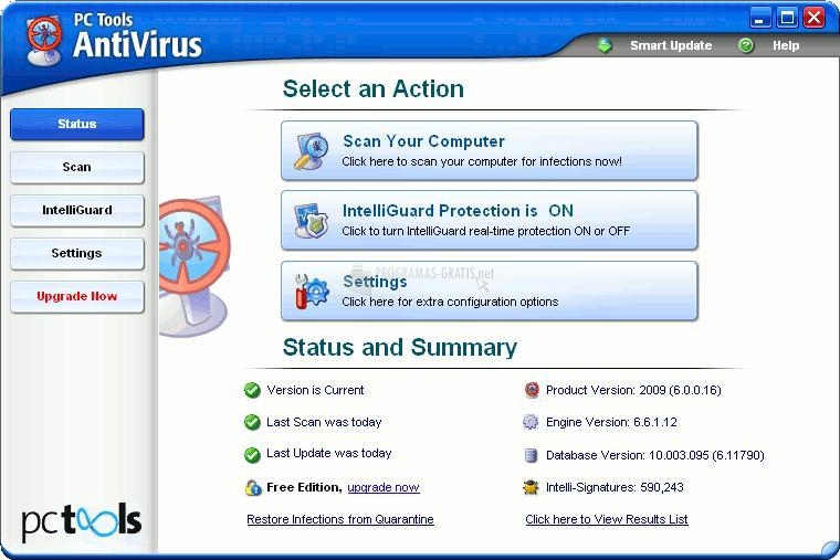 You are currently viewing У меня проблема с Descargar PC Tools Antivirus 2011