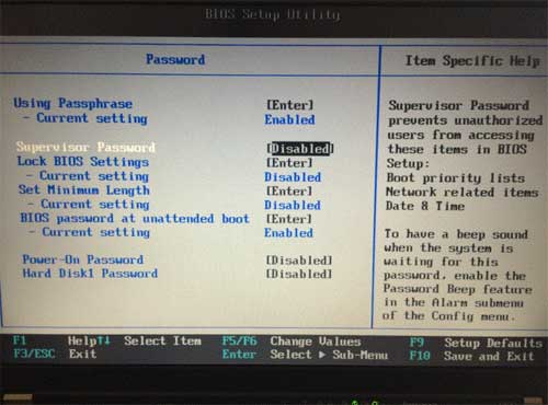 You are currently viewing I Have A Problem With The Default Lenovo Thinkpad BIOS Password