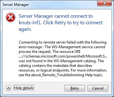 You are currently viewing FIX: The Resource Was Not Found In The Ws-management Directory