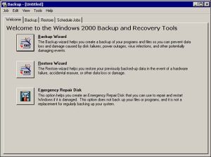 Read more about the article Предложения по восстановлению системы Windows 2000