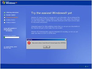 Read more about the article Советы по устранению ошибок чистой установки Windows XP