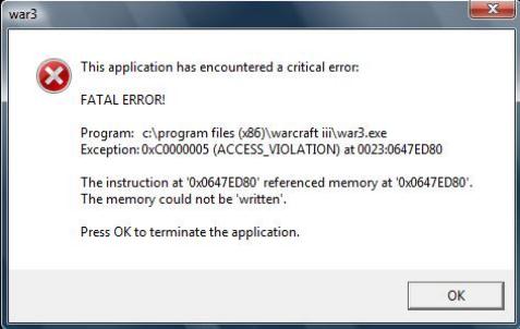 You are currently viewing Best Way To Fix Warcraft 3 Access Violation Fatal Error On Windows 7