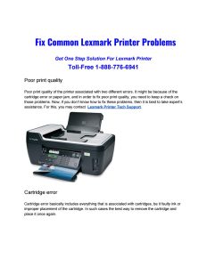 Read more about the article Ajude A Corrigir O Erro De Solução De Problemas Do Lexmark Free Printer