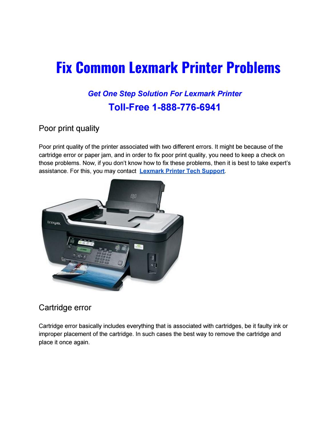 You are currently viewing Ajude A Corrigir O Erro De Solução De Problemas Do Lexmark Free Printer