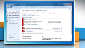 Read more about the article Windows 7을 통해 Windows 방화벽 설정을 변경할 수 없는 문제를 해결하는 방법
