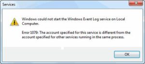 Read more about the article An Easy Way To Fix System Error 1079