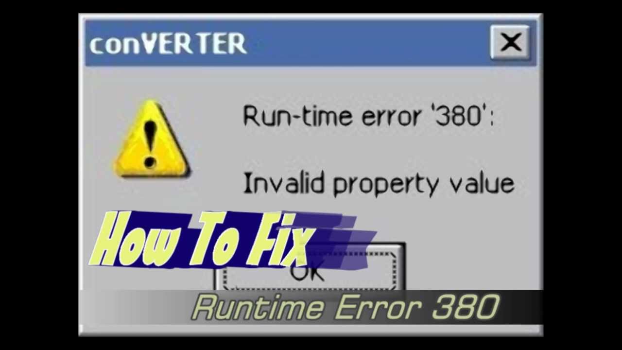 You are currently viewing Como Ajudar A Corrigir O Erro De Tempo De Execução 380 Do Visual Basic 6