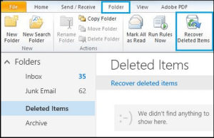 Read more about the article Исправлено: исправление того, как в Outlook обнаруживаются безвозвратно удаленные все электронные письма.