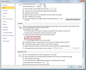 Read more about the article How To Fix Issue With Default Read Receipt Setting In Outlook 2010