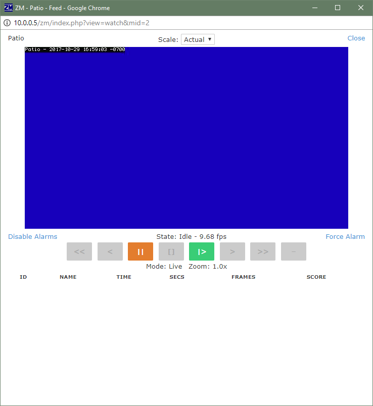 You are currently viewing Устранение неполадок с синим экраном камеры ZoneMinder