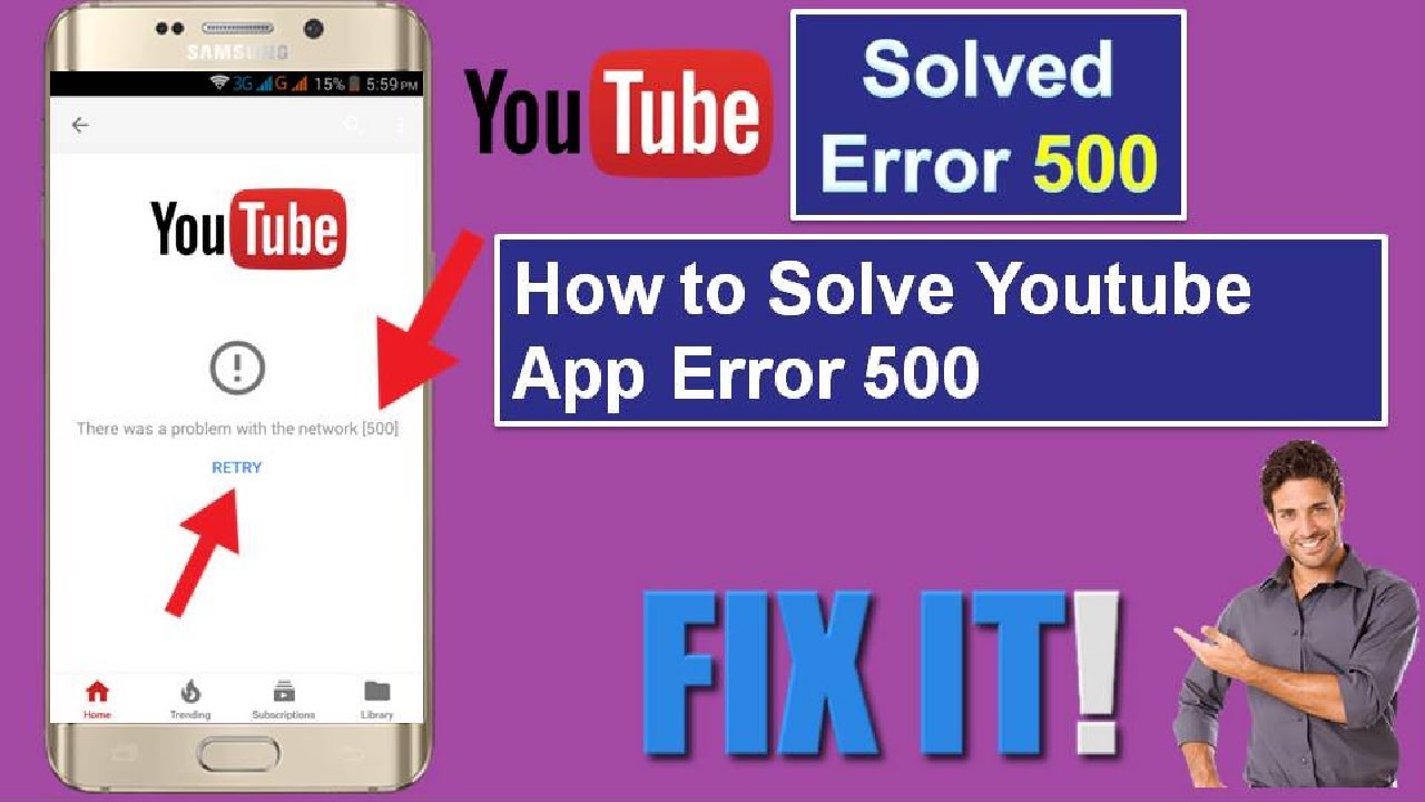 Read more about the article Solução De Problemas De Erro Do YouTube 500 Para Dispositivos Móveis